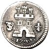 Image 1 : 1/4 de real. 1799. Potosí. VI-144. MBC.