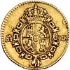 Image 2 : 1/2 escudo. 1789. Madrid. MF. VI-868. Hojita en el rev. MBC-/MBC. Rara.