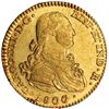 Image 1 : 2 escudos. 1800. Madrid. MF. VI-1049. Pequeño defecto de acuñación en la gráfila. R.B.O. EBC-.