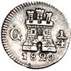 Image 1 : 1/4 de real. 1820. Guatemala. VI-253. MBC+. Escasa.