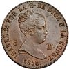 Image 1 : 8 maravedís. 1858. Barcelona. VI-64. R.B.O. EBC.