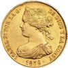 Image 1 : 100 reales. 1859. Sevilla. VI-659. Golpecito en la gráfila. EBC-.