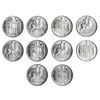 Image 1 : 10 monedas de 10 céntimos. 1953. SC.