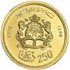 Image 2 : MARRUECOS. 250 dírhams. 1398H(1978). Cumpleaños del rey Hassan. Tirada 150 monedas. Y-66. Prueba.