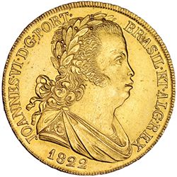 PORTUGAL. Peça. 1822. Lisboa. Juan VI. GO-18.07. EBC-.