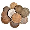 Image 1 : TÚNEZ.Lote de 13 monedas módulo 5 y 10 céntimos. Calidad media MBC-/MBC.