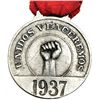 Image 2 : Medalla propagandística. UNIDOS VENCEREMOS. 1937. Conmemora la llegada de las Brigadas Internacional