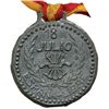Image 1 : Medalla propagandística. ESPAÑA LINRE 18 JULIO. G-873. EBC.