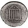 Image 2 : PETILLIA. Denario. Roma (43 a.C.). R/ Templo. FFC-960. SB-1. BC/BC+.