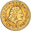 Image 1 : 1/2 escudo. 1744. Madrid. JA. VI-1278. MBC-.