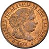 Image 1 : 1/2 céntimos de escudo. 1866. Barcelona. OM. VI-156. B.O. EBC+/SC. Escasa.