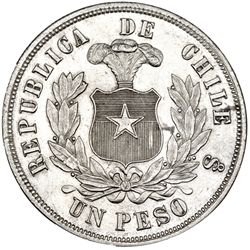 CHILE. Peso. Santiago. KM-142.1. SC.