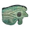 Image 1 : Amuleto ojo de Horus en bulto redondo. Baja Época (715-332 a.C.). Altura 3,5 cm. Pequeña restauració