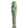 Image 1 : Ushabti para Satamon. Baja época (alrededor del 664-323 a.C.). Fayenza. Altura 10,2 cm. Procedente d