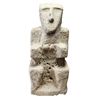 Image 1 : Figura entronizada (siglo VII-VI a.C.). Piedra. Altura 21,5 cm. Anchura 9,5 cm.