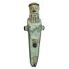 Image 1 : Herma. Siglos V-IV a.C. Bronce. Altura 5,6 cm. Representa al dios Hermes como símbolo de protección.