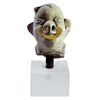Image 1 : Cabecita en terracota con nariguera de oro. Cultura Tumaco-tolita (siglos I aC.-III d.C.). Terracota