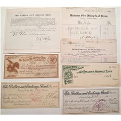 Nevada checks and ephemera