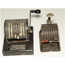 Two Old Check writing Machines