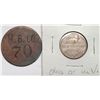 Image 1 : OK Corral token, Montgomery & Benson Company