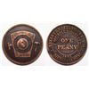 Image 1 : Deer Lodge Masonic One Penny