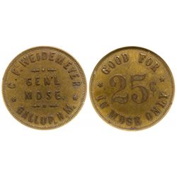 C. F. Weidemeyer, 25c