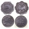 Image 1 : Two Ely Ice Cream Delight tokens, two varieties