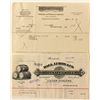 Image 1 : Whiskey & Grocer Billhead Pair