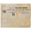 Image 1 : Francis Smith billhead (Iron, Tin, Powder)