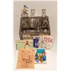Image 1 : California/Nevada Milk Bottles in Crate with Modern Bottle Books