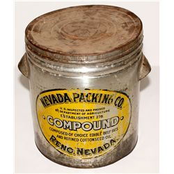 Nevada Packing Co. Large Metallic Container