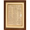 Image 1 : Gold Hill Daily News Framed Newspaper