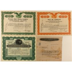 George Graham Rice autographed pieces.