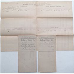 Oregon stage coach documents