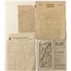 Image 1 : Texas Ephemera Lot including letters and oil brochure