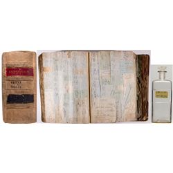 Vancouver Druggist Ledger and Bottle