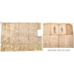 Early pocket map of London