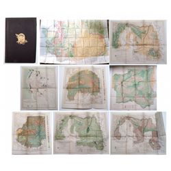 Map holder full of maps