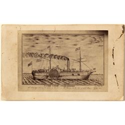 SS Republic / SS Tennessee lithograph