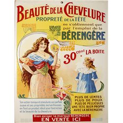 Beaute de la Chevelure broadside