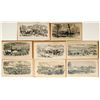 Image 1 : Civil War sketches: Battles,8 pieces