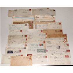 California covers and cancels - mostly relating to Nevada mines!