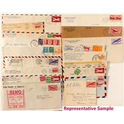 Nevada related Air Mail covers