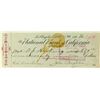 Image 1 : Magnificent Yellow Aster check signed by Singleton (yellow)