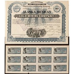 Alaska Mining Company Stock Certificates
