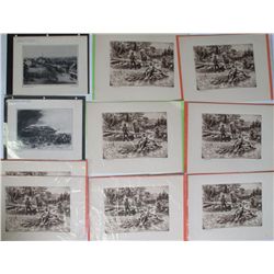 Early California Mining Lithographs
