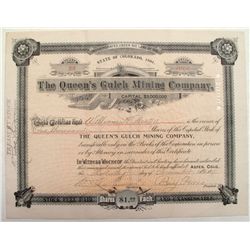 Aspen Colorado Mining Stock 1891