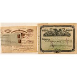 Cripple Creek Stock Certificates