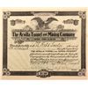 Image 1 : Arvilla Tunnel and Mining Company Stock Certificate