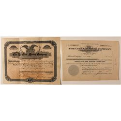 Colorado Mining Stock Certificates